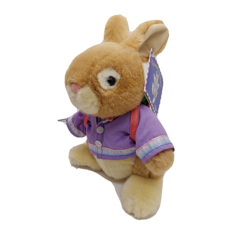 Grumpy Bunny Hopper Backpack 1998 Plush Stuffed Animal Troll Book Fair Easter